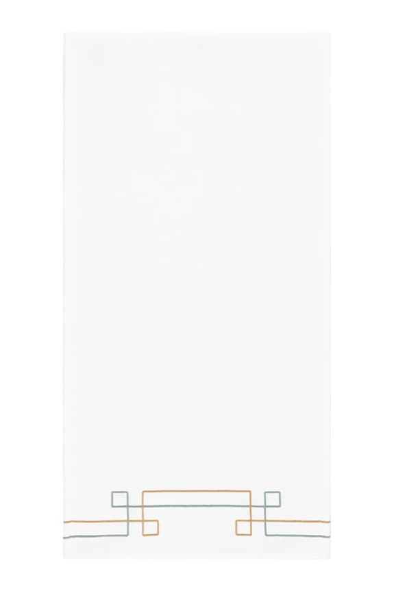 Μεσαία βαμβακερή πετσέτα Yves Delorme VILLA 70 x 140 cm λευκό 1068938