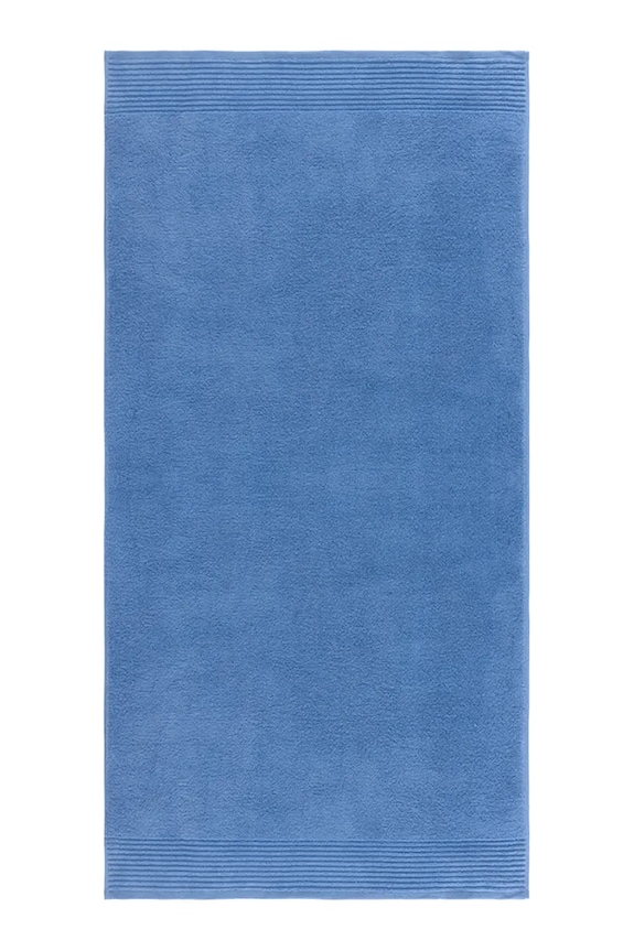 Srednje velika bombažna brisača Olivier Desforges ALIZEE Lavande 70 x 140 cm modra 1068239