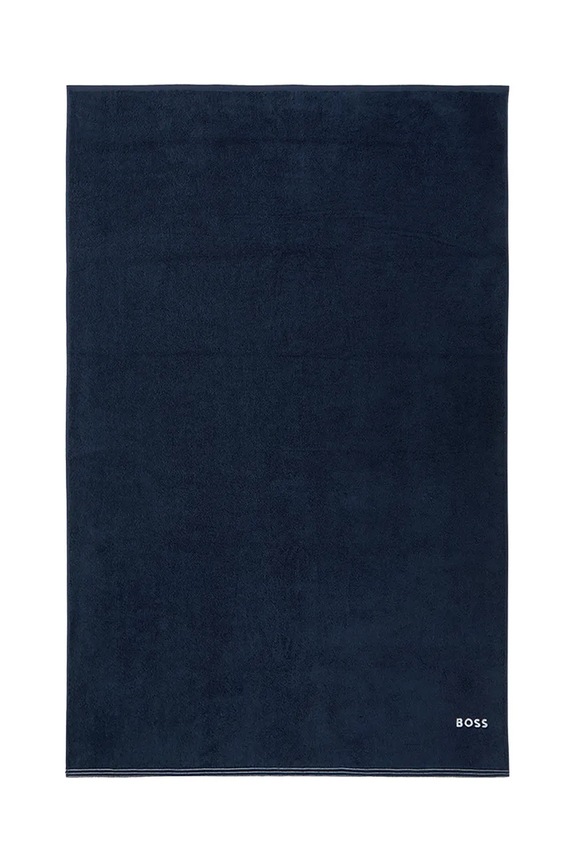 BOSS duży ręcznik bawełniany EDGE Galaxy 100 x 150 cm granatowy 1063649