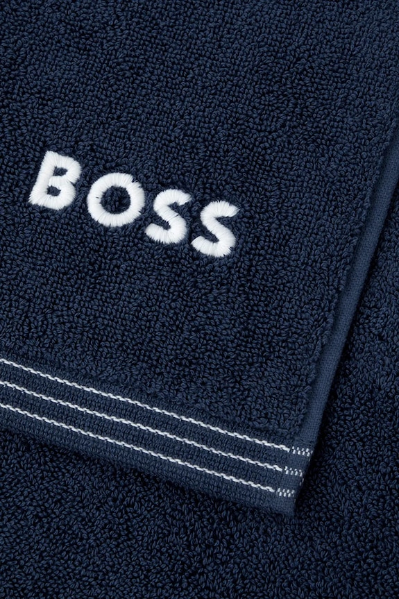 Łazienka BOSS mały ręcznik bawełniany EDGE Galaxy 40 x 60 cm 1063651 granatowy