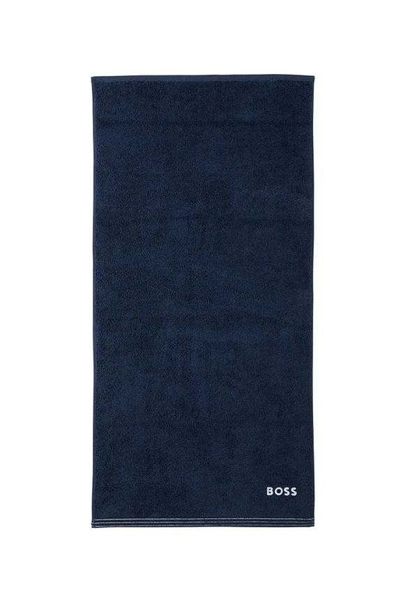 BOSS mały ręcznik bawełniany EDGE Galaxy 50 x 100 cm granatowy 1063658