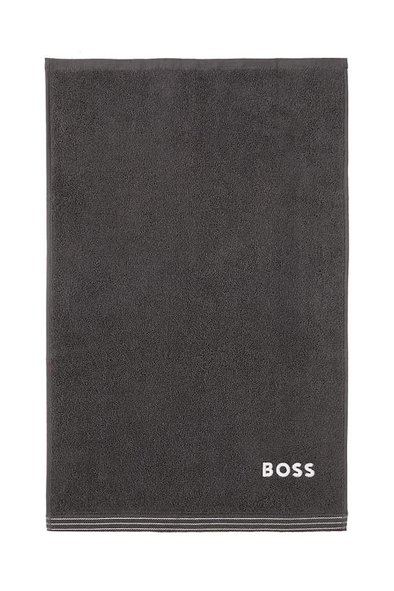 BOSS mały ręcznik bawełniany EDGE Graphite 40 x 60 cm szary 1063564
