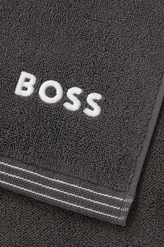 Łazienka BOSS mały ręcznik bawełniany EDGE Graphite 50 x 100 cm 1063571 szary
