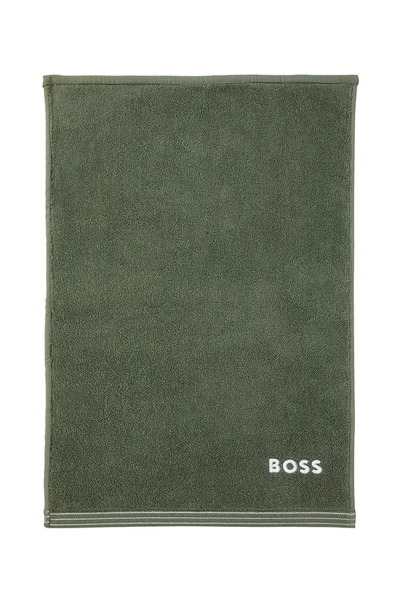 BOSS mały ręcznik bawełniany EDGE Lichen 40 x 60 cm zielony 1063530