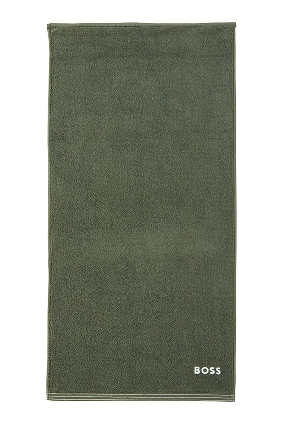 BOSS mały ręcznik bawełniany EDGE Lichen 50 x 100 cm zielony 1063531