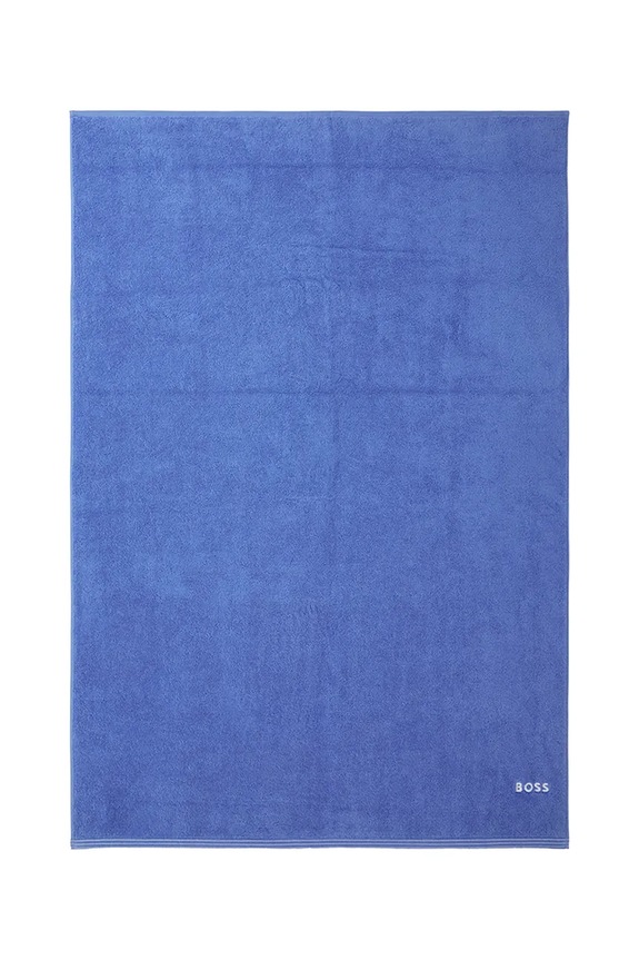 BOSS ręcznik z materiału tekstylnego EDGE Malibu 100 x 150 cm niebieski 1063581
