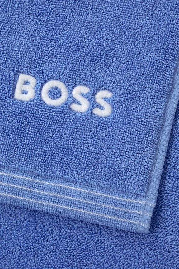Łazienka BOSS ręcznik z materiału tekstylnego EDGE Malibu 100 x 150 cm 1063581 niebieski