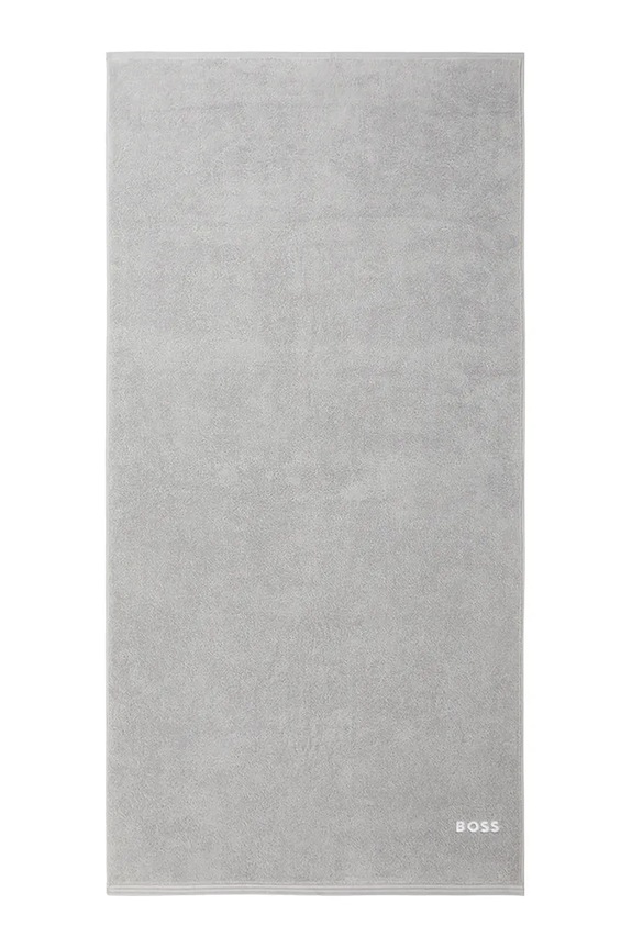BOSS średni ręcznik bawełniany EDGE Mineral 70 x 140 cm szary 1063600