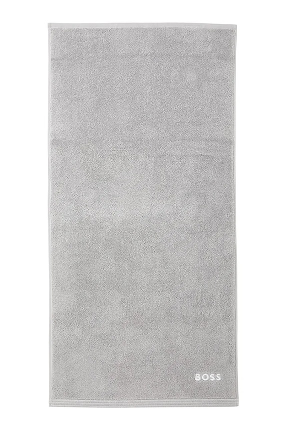 BOSS mały ręcznik bawełniany EDGE Mineral 50 x 100 cm szary 1063601