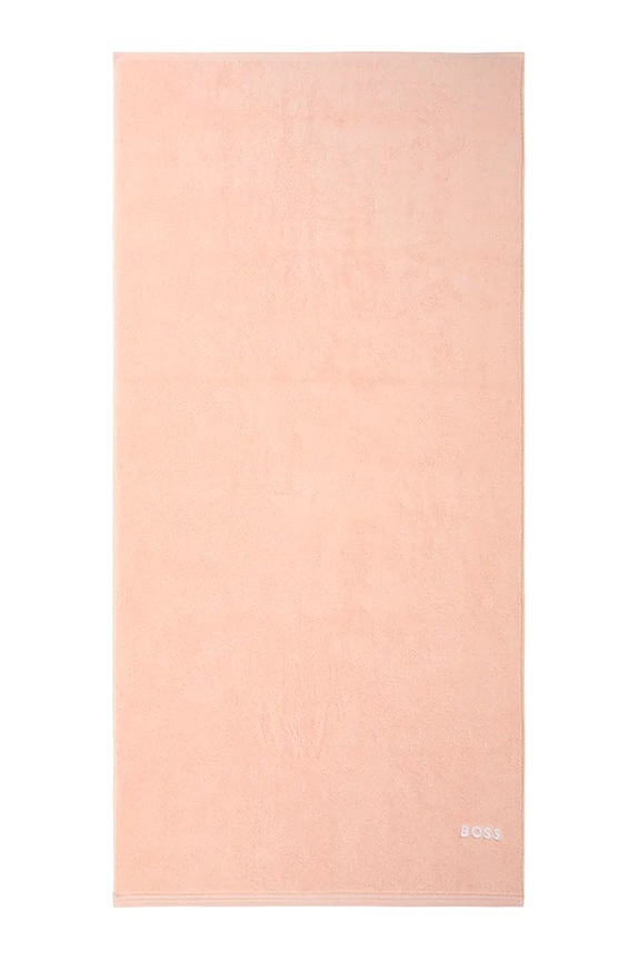 BOSS średni ręcznik bawełniany EDGE Nude 70 x 140 cm beżowy 1063577