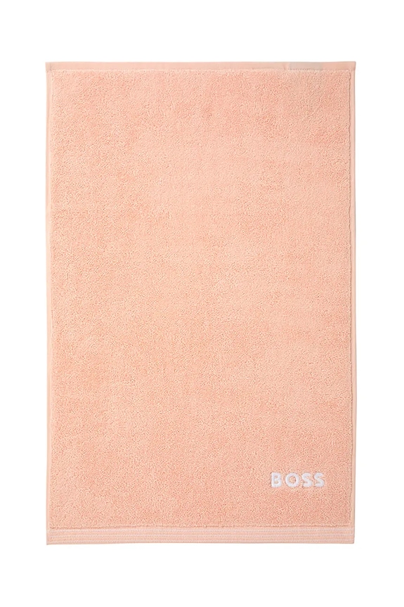 BOSS mały ręcznik bawełniany EDGE Nude 40 x 60 cm beżowy 1063576