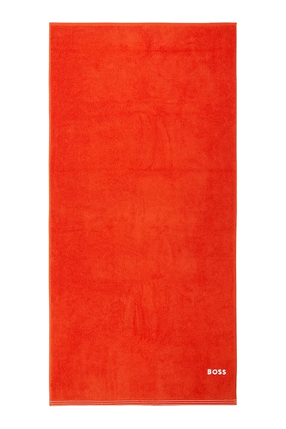 BOSS średni ręcznik bawełniany EDGE Spice 70 x 140 cm czerwony 1063682