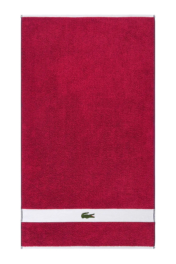 Lacoste prosop mic de bumbac LCASUAL Bigarreau 55 x 100 cm violet 1063379
