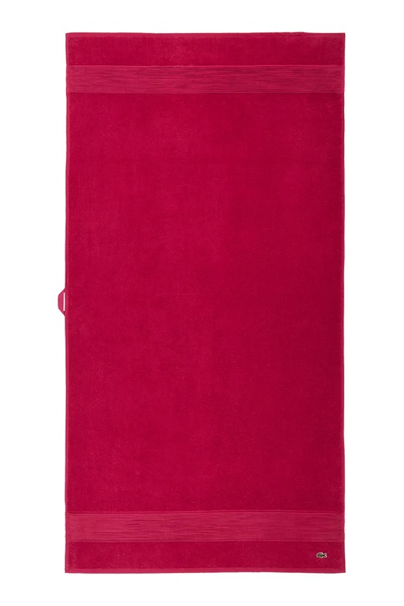 Lacoste közepes méretű pamut törölköző LLECROCO Bigarreau 70 x 140 cm lila 1062366