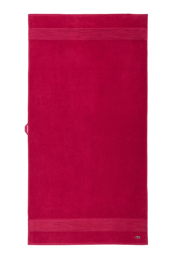 Lacoste közepes méretű pamut törölköző LLECROCO Bigarreau 70 x 140 cm lila 1062366