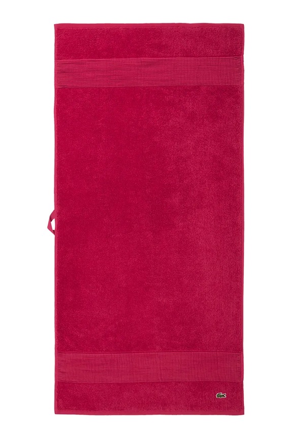 Lacoste kis méretű pamut törülközőt LLECROCO Bigarreau 50 x 100 cm lila 1062365