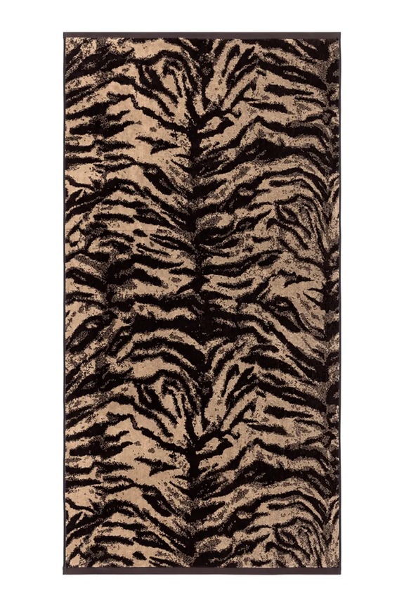Kenzo nagy méretű pamut törölköző KFAUVE Naturel 90 x 150 cm barna 1062868