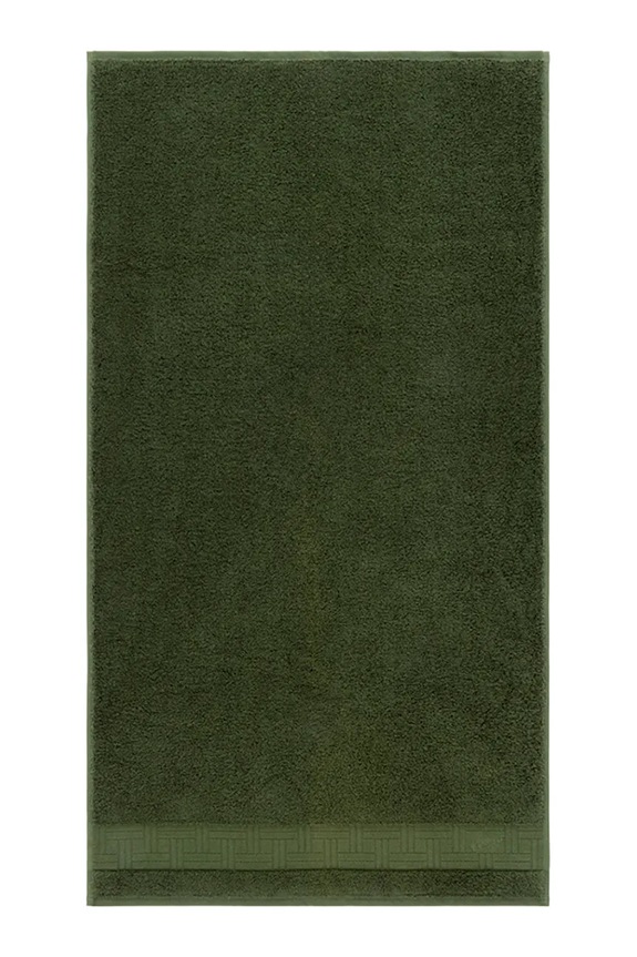 Kenzo nagy méretű pamut törölköző KWEAVE Kaki 92 x 150 cm zöld 1070384