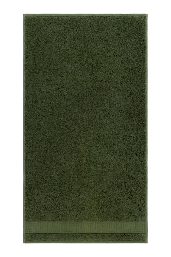 Kenzo nagy méretű pamut törölköző KWEAVE Kaki 92 x 150 cm zöld 1070384