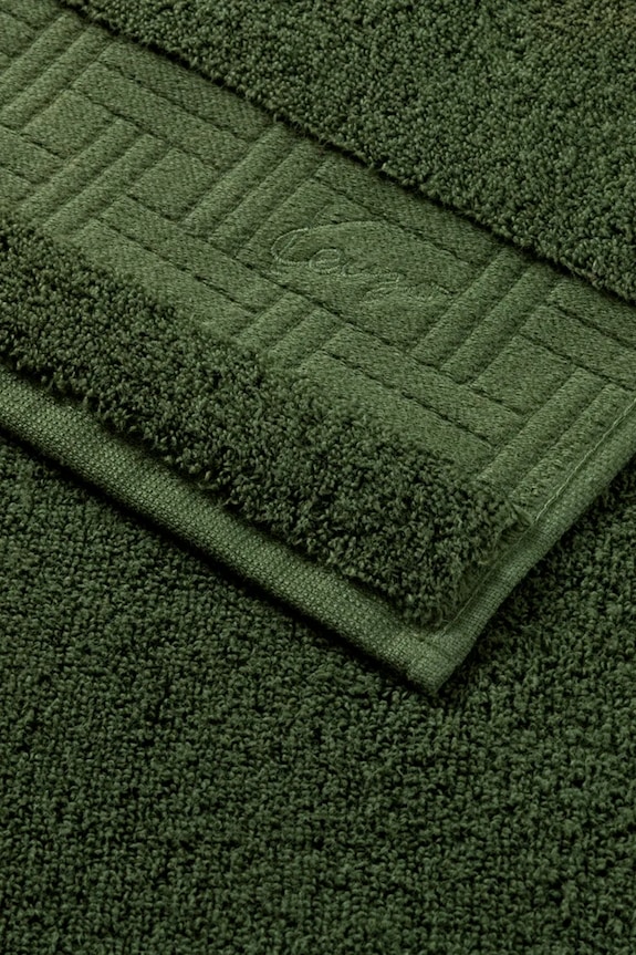 Łazienka Kenzo mały ręcznik bawełniany KWEAVE Kaki 45 x 70 cm 1070386 zielony