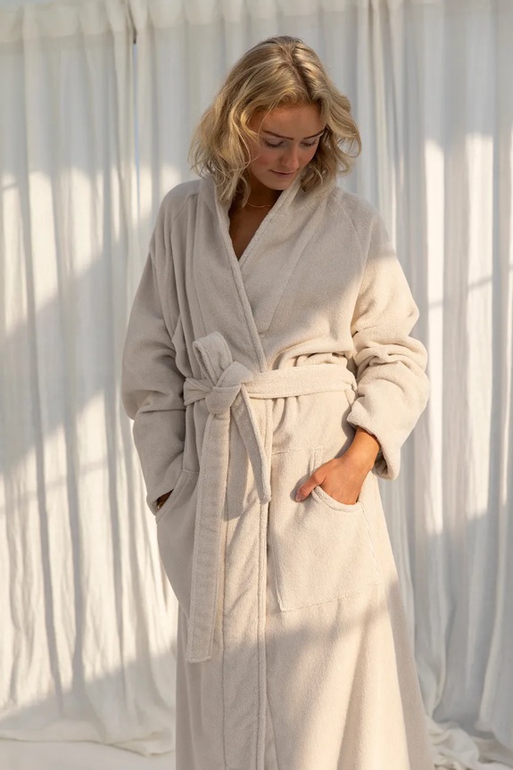 Bongusta szlafrok bawełniany L/XL beżowy BON103.5715648005922