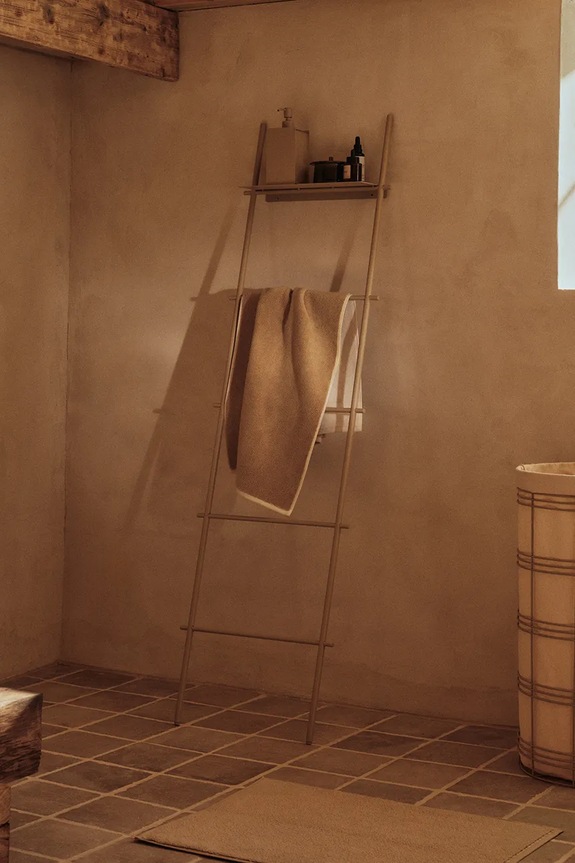Ferm Living ręcznik średni bawełniany 70 x 140 cm beżowy 1104272799