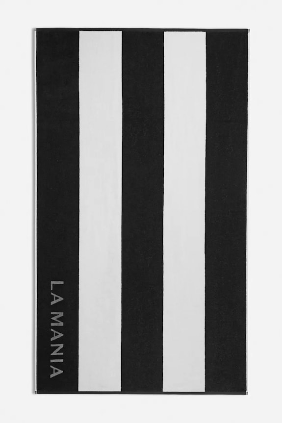 La Mania ręcznik duży bawełniany 170 x 100 cm czarny 5902037041023