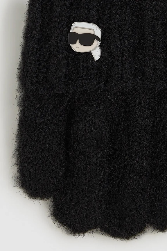 Αξεσουάρ Γάντια Karl Lagerfeld IKON A4W33054 μαύρο