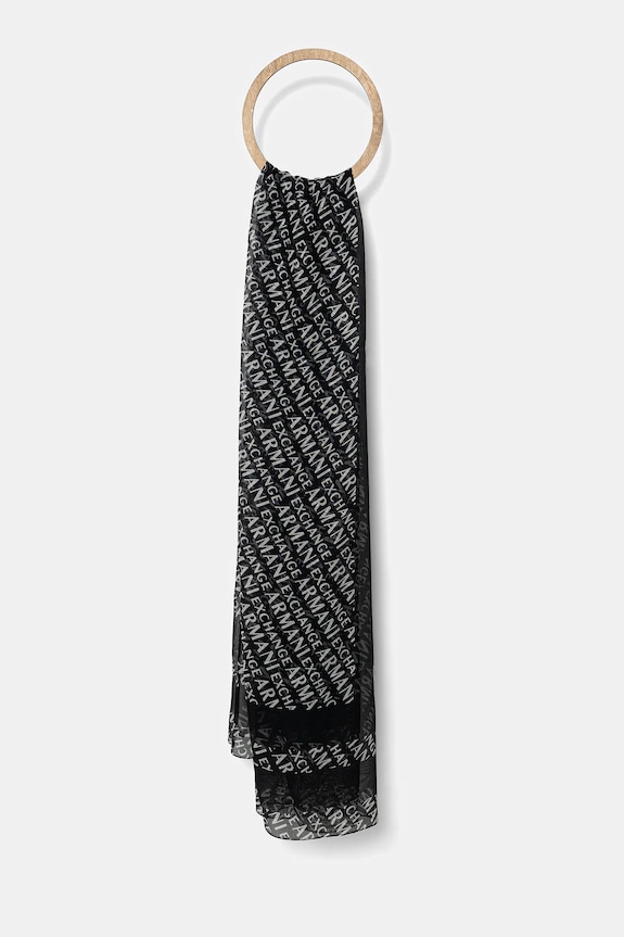 Šál Armani Exchange látka čierna 944106.0A821.NOS