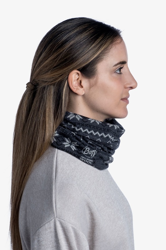 Dodaci Cjevasti vuneni šal Buff 105510.00 siva