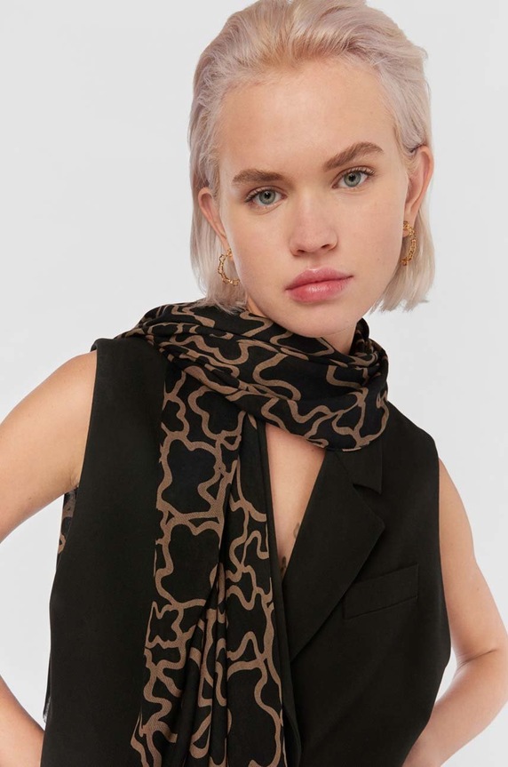 Šal Tous črna 2000780551