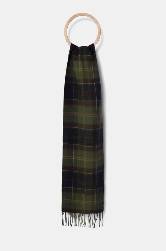 Barbour esarfa de lana tricotaj multicolor LSC0129