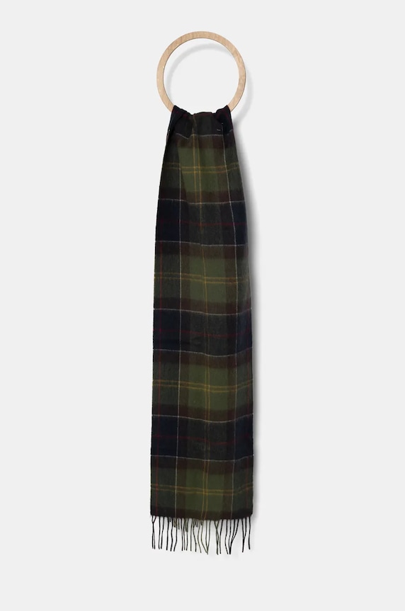 Barbour esarfa de lana tricotaj multicolor LSC0129