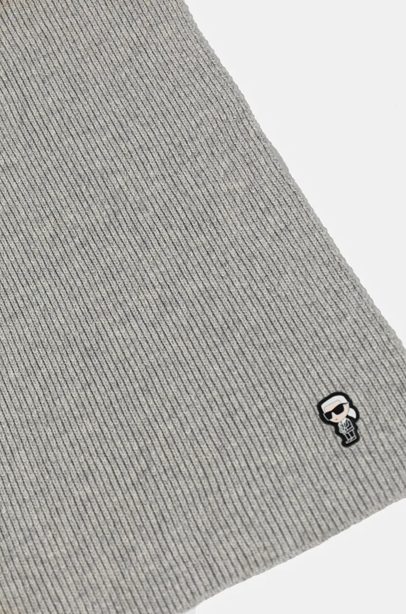 Karl Lagerfeld esarfa din amestec de lana 246W3306 gri AA00