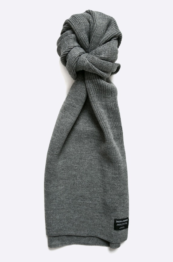 Jack & Jones - Шарф серый 12098582