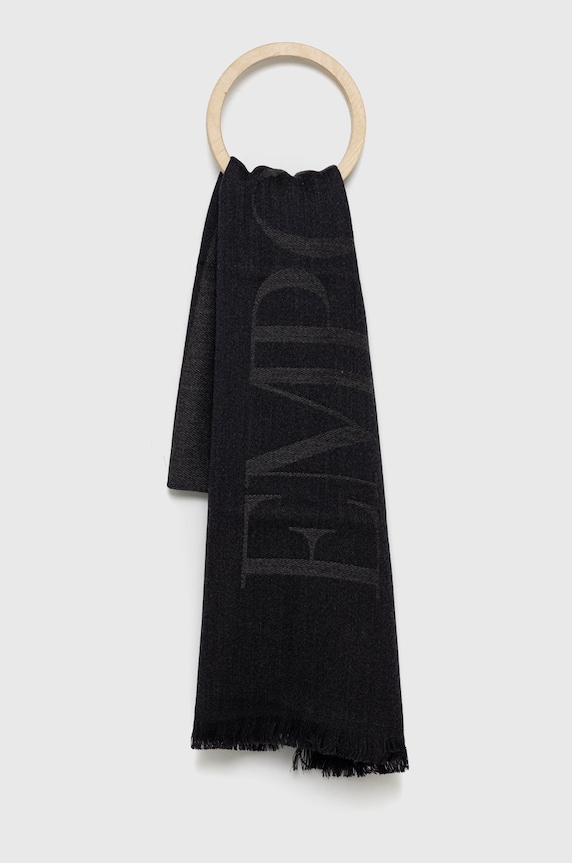 Emporio Armani szalik wełna szary 625007.CC307.NOS