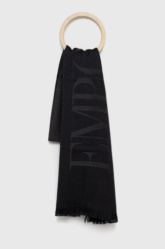 Emporio Armani szalik wełna szary 625007.CC307.NOS