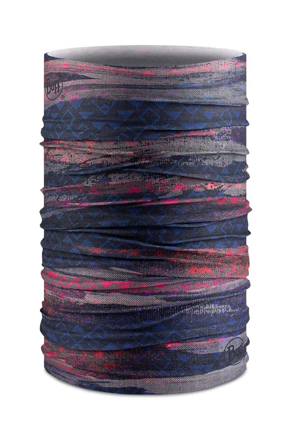 Buff fular impletit Original Ecostretch cu modele albastru 129792.779