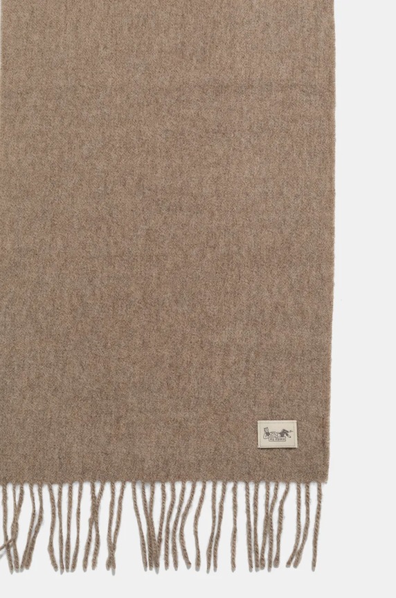 Kratki vuneni šal My Alpaca THSINC30180 bež AA00