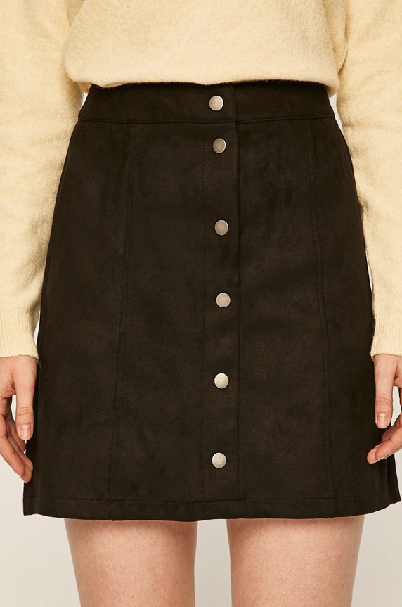 Vero Moda - Spódnica z elastanem czarny 10222756