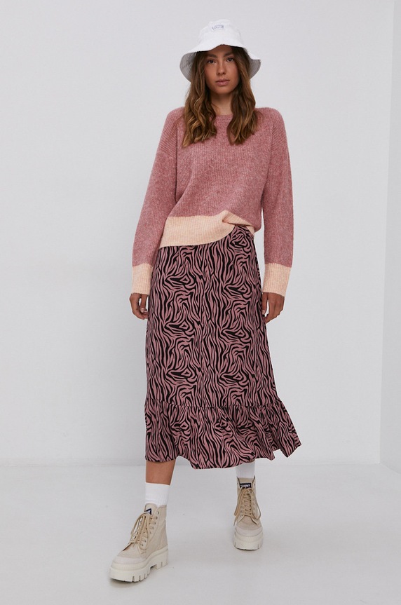 Jacqueline de Yong Spódnica 15234108 różowy AA00