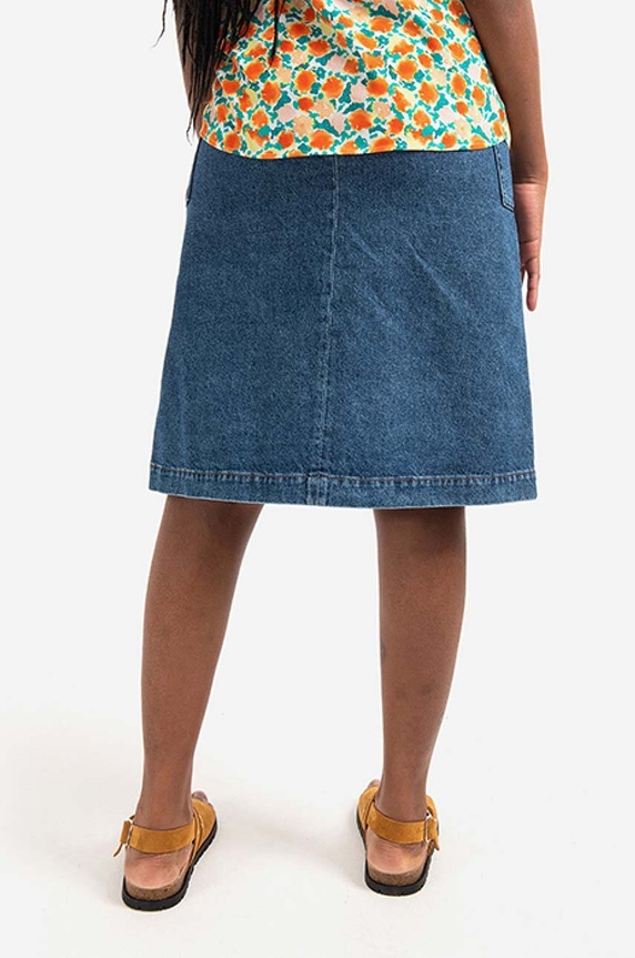Clothing A.P.C. denim skirt Jupe Anita COETK.F06342 blue