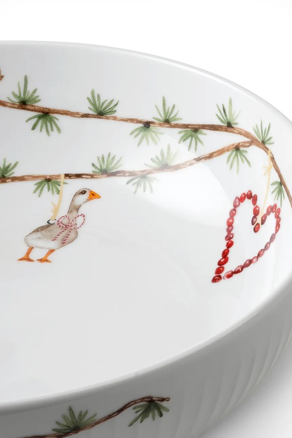 Konyha és bár Kähler tál Christmas KAH.693207 többszínű