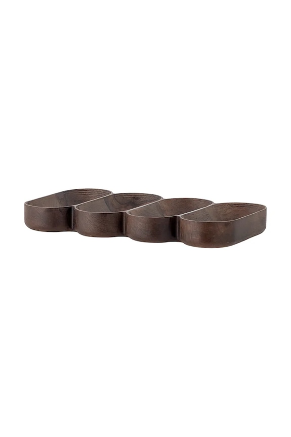 Bloomingville taca dekoracyjna Maluna 33 x 3,5 x 17,5 cm brązowy 82068457