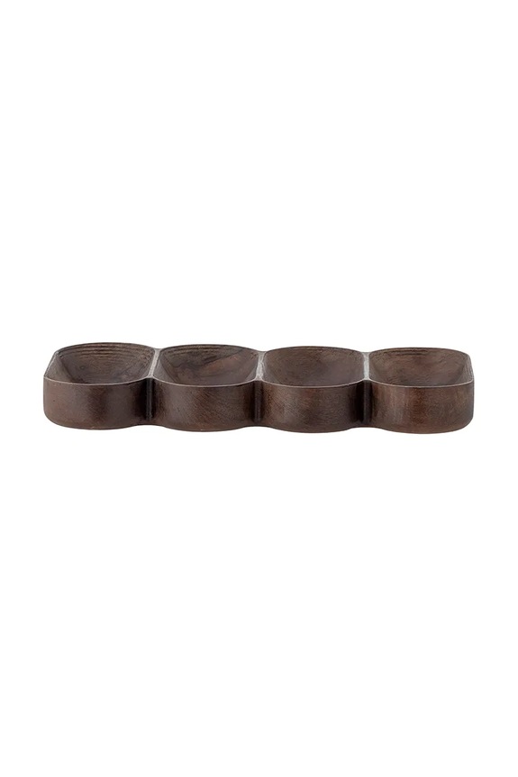 Bloomingville taca dekoracyjna Maluna 33 x 3,5 x 17,5 cm 82068457 brązowy AA00