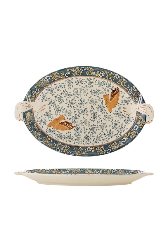 Kuchyňa a bar Servírovací tanier Bloomingville 34 x 3,5 x 25 cm 82072013 viacfarebná