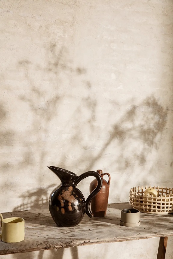 ferm LIVING kosz na owoce Ceramic Centrepiece beżowy 1104263775