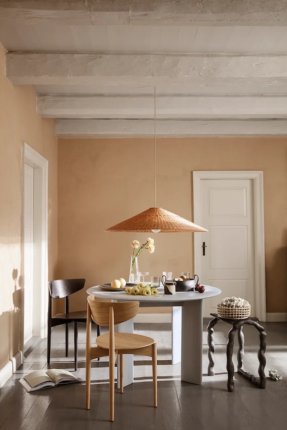 ferm LIVING kosz na owoce Ceramic Centrepiece 1104263775 beżowy