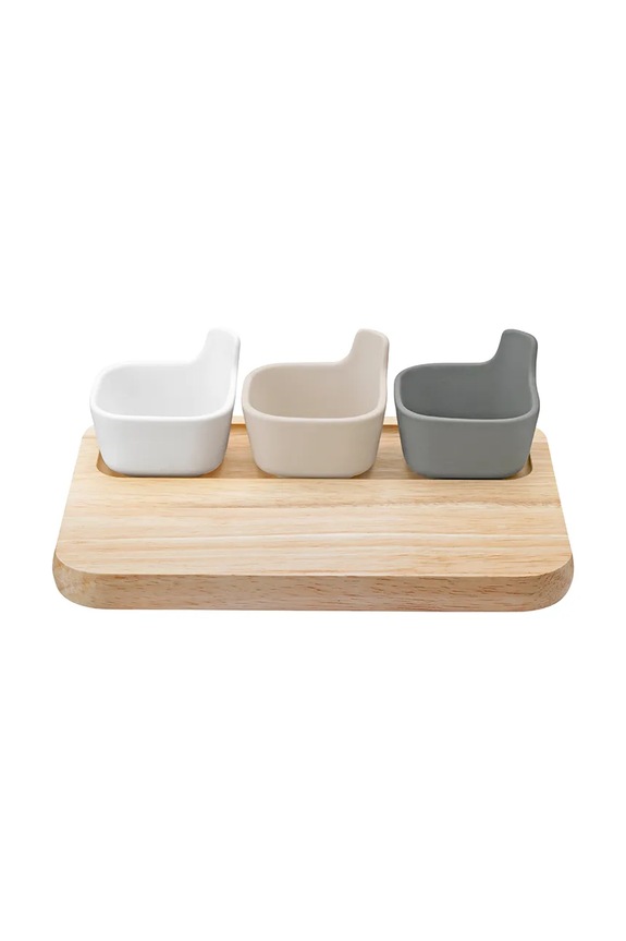 Σετ μπολ σερβιρίσματος με πιατάκι Rig-Tig Tapas 3-pack πολύχρωμο Z00139