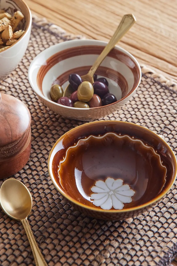 Κουζίνα και μπαρ Σετ μπολ Bloomingville Heikki 200 ml 2-pack 82056496 καφέ